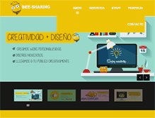 Tablet Screenshot of bee-sharing.com